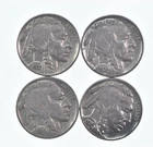 Buffalo Nickels Sharp Horn XF/AU - 1937 1934 1930 1934 Lot Collection *345