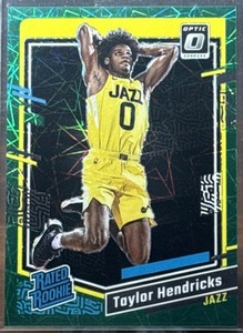 2023-24 Panini Donruss Optic Taylor Hendricks Rated Rookie Green Velocity /49🔥