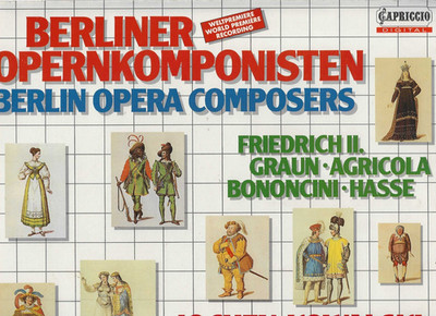 Berliner Opernkomponisten Jochen Kowalski Max Pommer DMM Capriccio LP 1987
