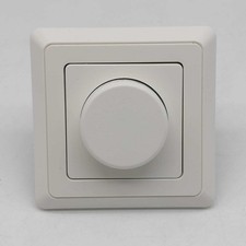 REV PrimaLuxe Dimmer Lichtschalter LED 5-100W Glühlampe 5-300W Weiß