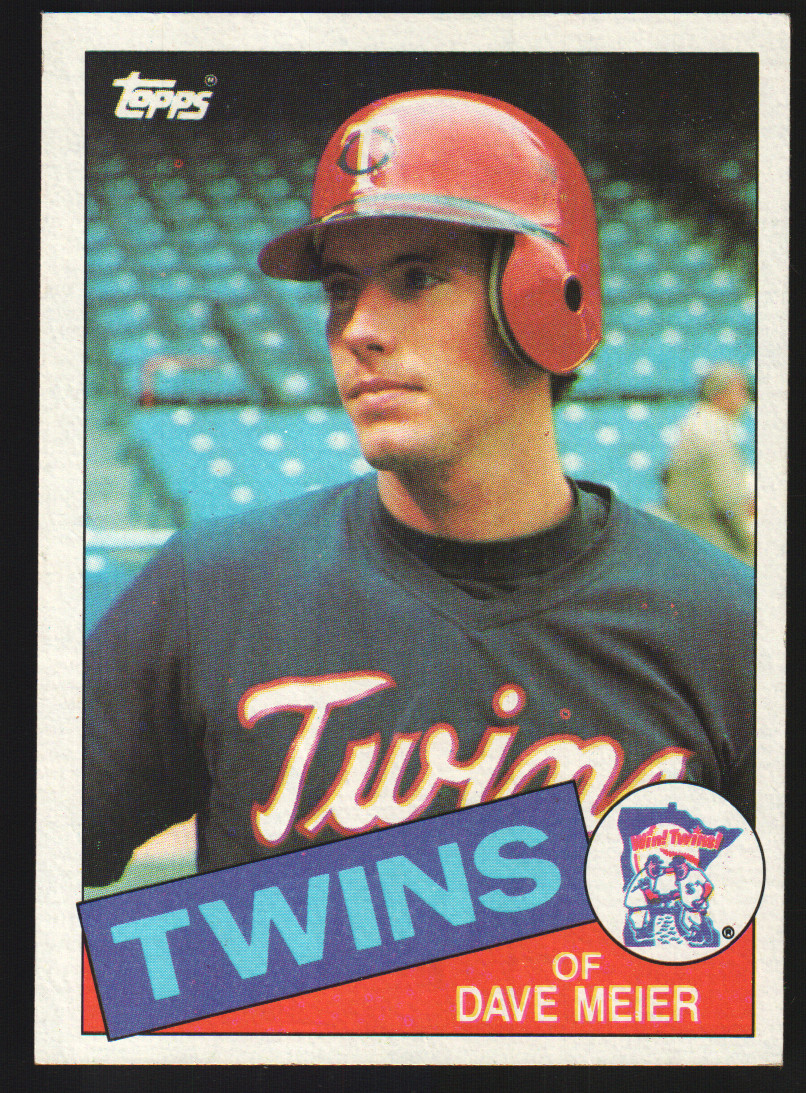 1985 Topps Baseball #356 - Dave Meier RC - Minnesota Twins  85-1829