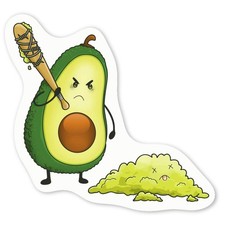 Aufkleber Sticker "Smashed Avocado" (DW023538)