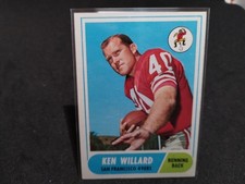 1968 Ken Willard #34 Topps Fooball LP