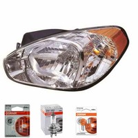 Halogen Scheinwerfer Rechts H4 FüR Hyundai Accent III Inklusive Lampen