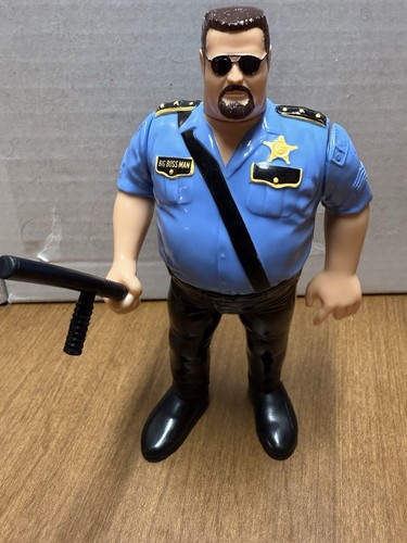 WWF Big Boss Man Figure & Nightstick Accessory...