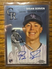 2023 Topps Chrome Platinum Anniversary - Autographs Brian Serven #CPA-BS