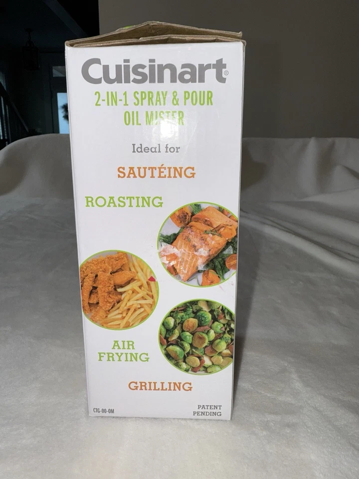 Nuevo en caja Cuisinart 2 en 1 spray/verter aceite de niebla Mister 8 oz NUEVO Foto 3 de 4