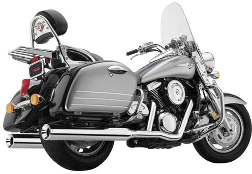 Cobra Nomad True Duals with Billet Tips Motorcycle Street Bike 4368 1810-0549 - Image 2 of 4