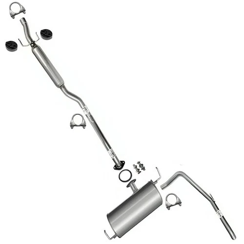Stainless Steel Resonator Muffler Tailpipe fits 2004-2010 Toyota Sienna 3.5L FWD