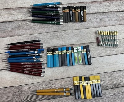 lot of mechanical pencil Pentel P205 P207 P209 Berol TL7 Pilot Erasers Lead Lot 