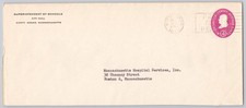 North Adams, Massachusetts — Superintendent of Schools, City Hall 4¢ envelope