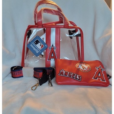 Loungefly MLB Angels stadium clear Crossbody and wristlet pouch