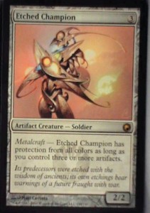 Etched Champion - Scars of Mirrodin #154