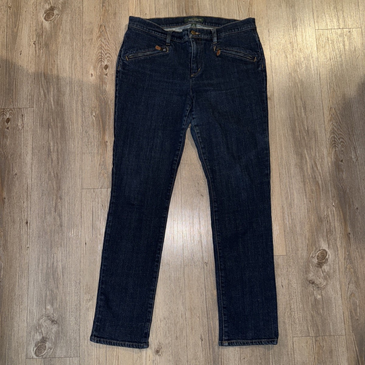 Lauren Ralph Lauren Jeans Womens Size 12 Dark Wash Taper Leg