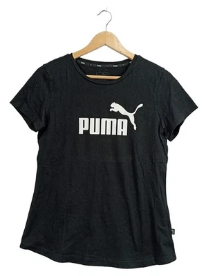 PUMA T-shirt Femmes Noir Logo-Print Sportif (EU 40, INT L) - Photo 1/3