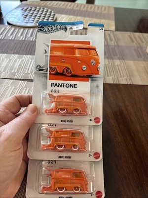 hot wheels silver series Kool Kombi Pantone Orange Lot Of 3 B113