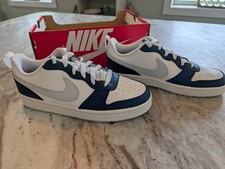Nike Court Borough Low 2 GS Kids Sneaker 7Y White/Navy BQ5448-121