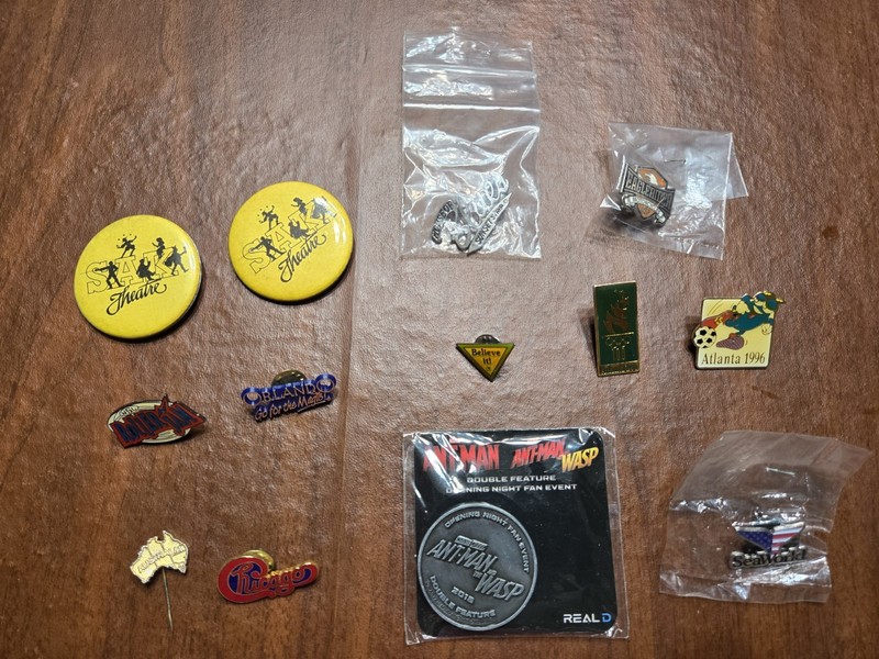 Lots Of Rare Pins - Believe It - Eaglerider Motorcycle Pin - Ant Man Wasp Coin 