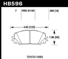 Hawk Performance HB596B.690 HPS 5.0 Disc Brak...