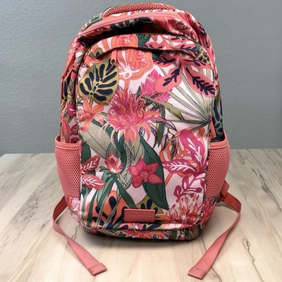 vera bradley reactive cooler backpack in rain forest canopy coral Campus  ShopCGX equipped pack is designed to carry the day (at work Vera Bradley Utility Backpack Rain