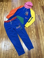 Air Jordan DNA Fleece Tracksuit Set Mens XL Sweatsuit Colorblock Hoodie Joggers