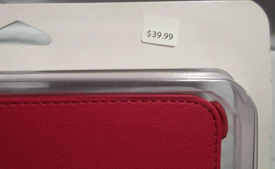 Verizon Folio Case For Samsung Galaxy Note 10.1 Red Tablet w Kickstand Magnetic - Image 3 of 4