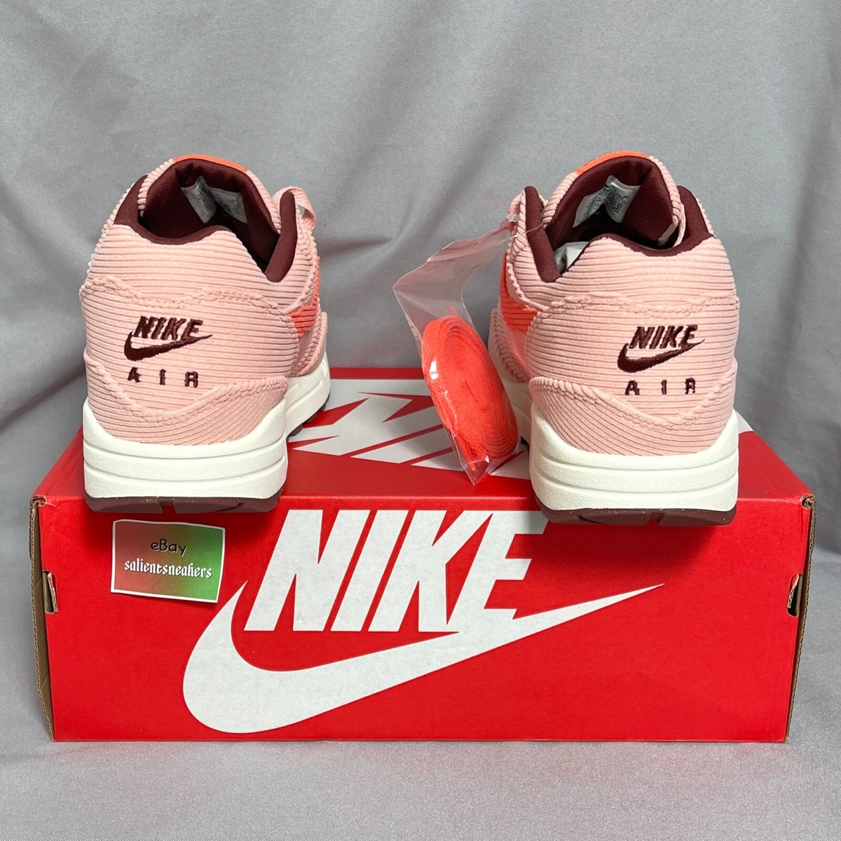 Nike Air Max 1 PRM UK10 FB8915-600 Coral Stardust EUR45 US11 Nike Air Max 1 PRM UK10 FB8915-600 Coral Stardust EUR45 US11