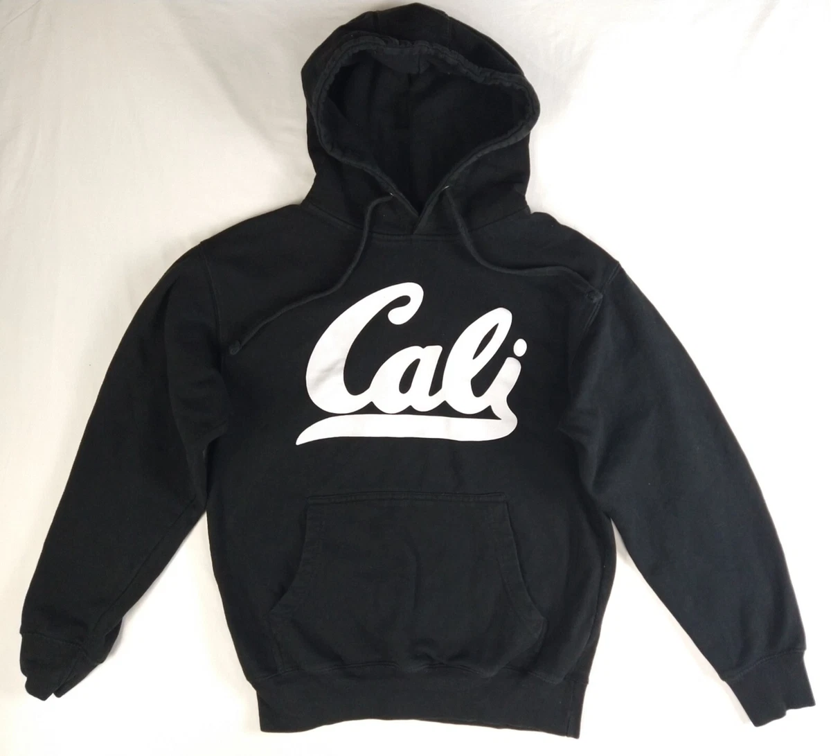 Cotton Heritage Cali California Black Pullover Hoodie (Size S Small) Rare