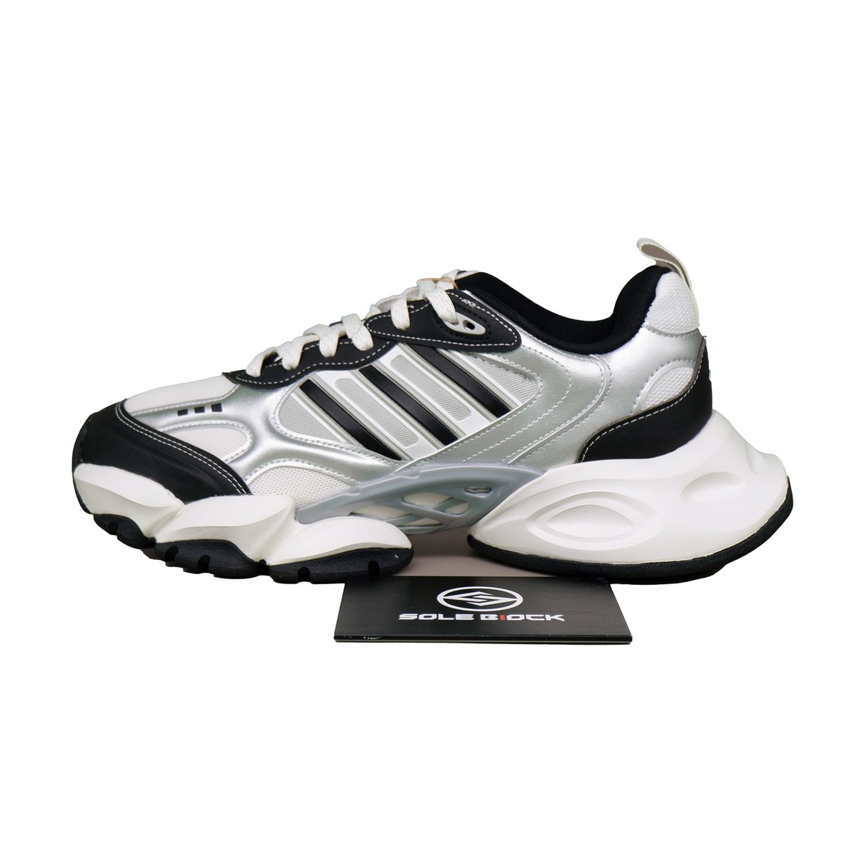 adidas XLG Runner Casual Running IH0429 Unisex Sliver Black | eBay