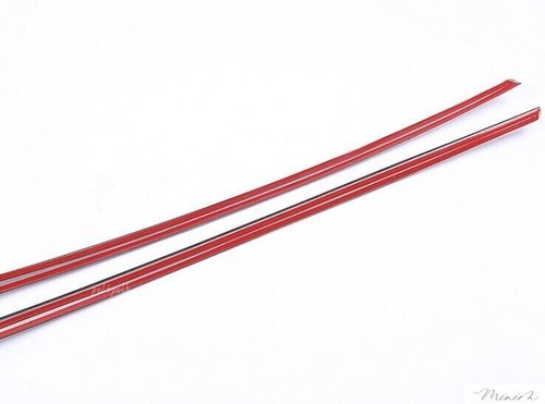 FOR Audi Q3 2019-2023 Glossy Black Steel Windows Sill Molding Strip Trim 10PCS - Picture 3 of 17