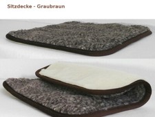 Sitzdeckchen Wendedecke Autositzkissen beidseitig 100% Schafwolle (Merinowolle)