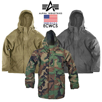 Army Jacket Alpha Industries NYCO Waterproof Hoodie Tactical Military Parka  Coat | eBay
