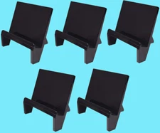 5 Pro Mold Black Display Stands NEW Trading Card Business Sport Magnetic 1-screw