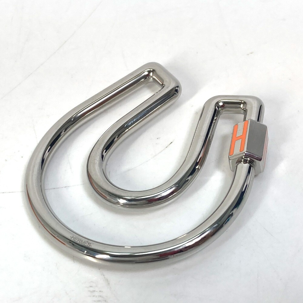 HERMES H logo charm Fer a Cheval horseshoe hoof horse cheval HERMES H logo charm Fer a Cheval horseshoe hoof horse cheval