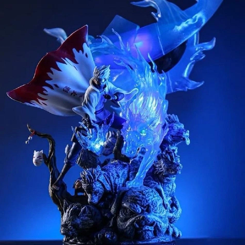 28cm Naruto GK Kakashi Figure PVC Anime Action Statue Model Toy Gift - Image 3 of 4