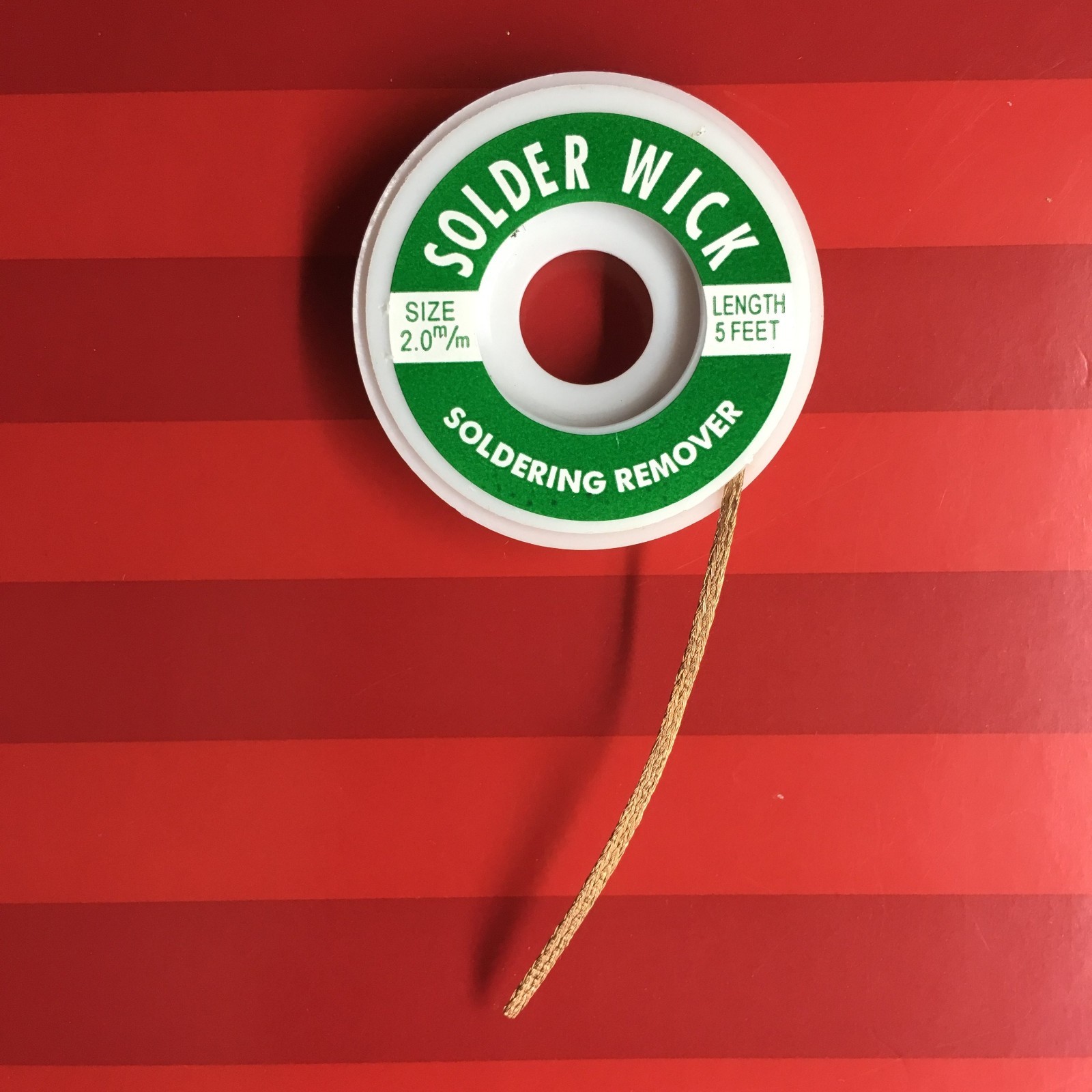 New 5pack 5 ft 2.0mm Desoldering Copper Braid Solder Remover Wick *USA