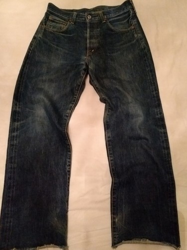 levis lvc big e 702 vintage denim w32 l36 hidden rivet v stitch