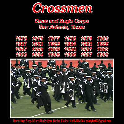 Crossmen   1975-1998  QUAD  4 CD   Drum Corps CD