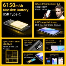UMIDIGI Power 5 4GB+128GB Octa Core Dual SIM Android Unlocked Smartphone 6