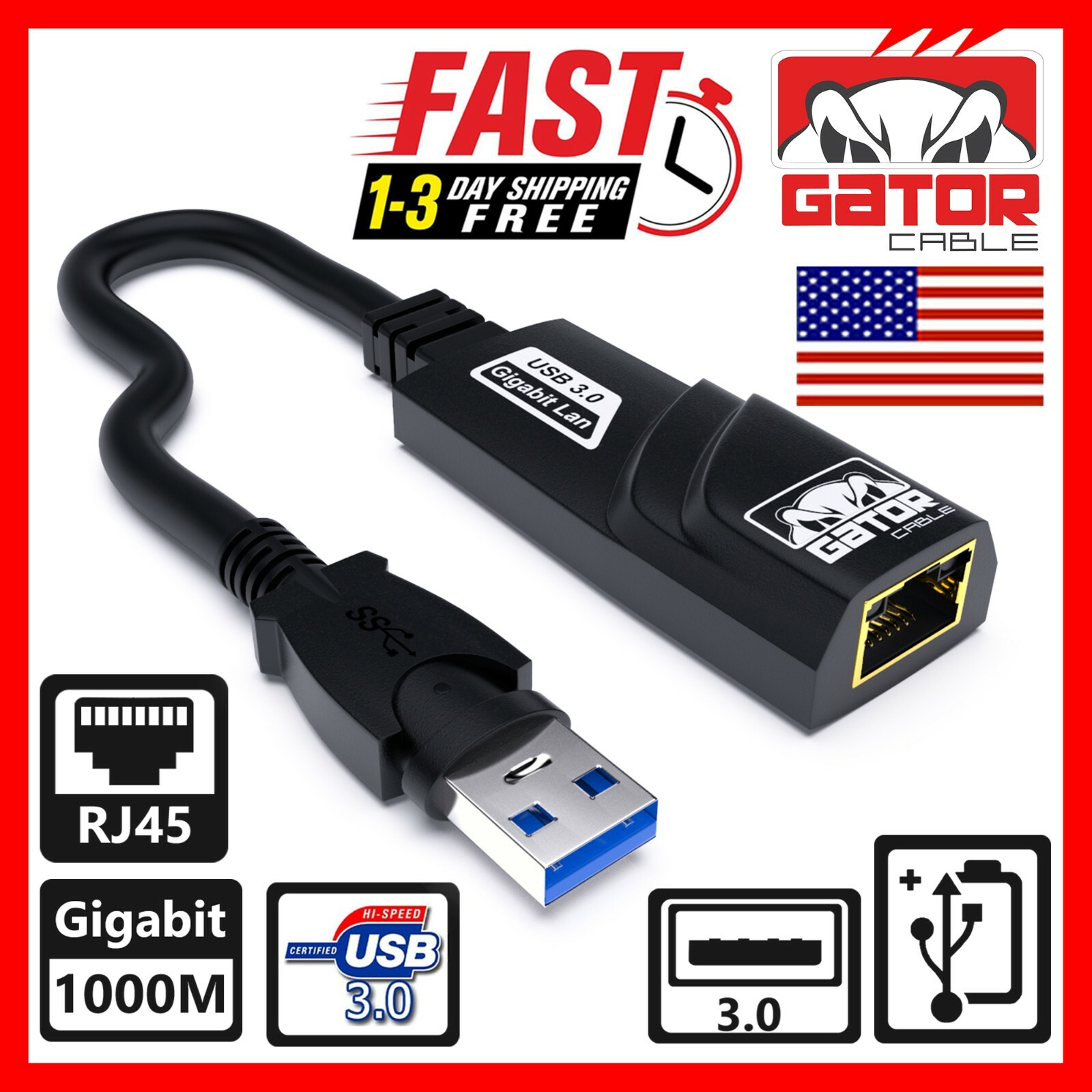 USB 3.0 to Ethernet Adapter