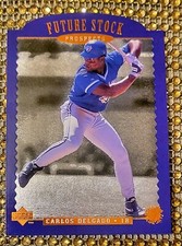 💎MINT‼️ FLAWLESS 1996 Upper Deck FUTURE STOCK PROSPECTS Carlos Delgado #FS8