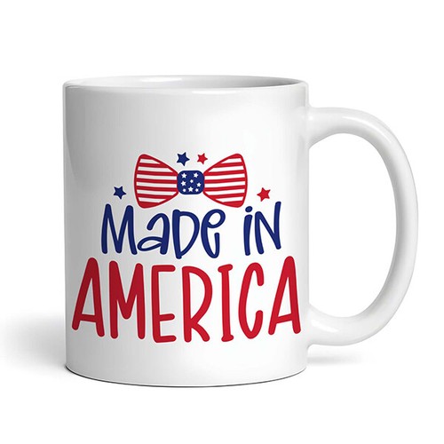Made In America - 4th Of July Patriotic - Tasse - Bild 1 von 4
