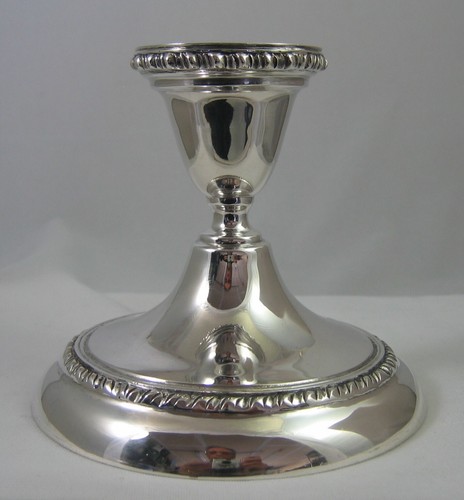 SALVADORE DE LA SERNA - STERLING SILVER CANDLESTICK - 392 grams - MEXICO - Imagen 11 de 18