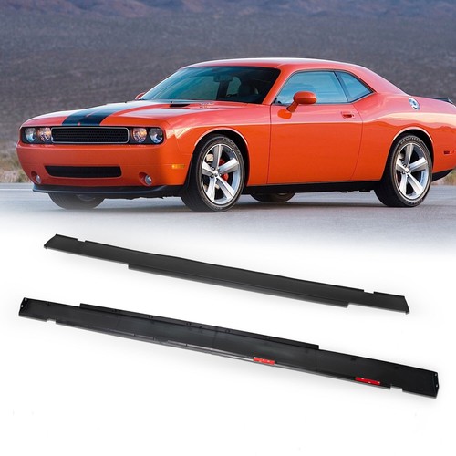 2X Door Exterior Rocker Panel Trim Molding for Dodge Challenger 2008