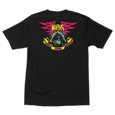 Santa Monica Airlines Natas Kaupas PANTHER LIMITED Skateboard T Shirt BLACK