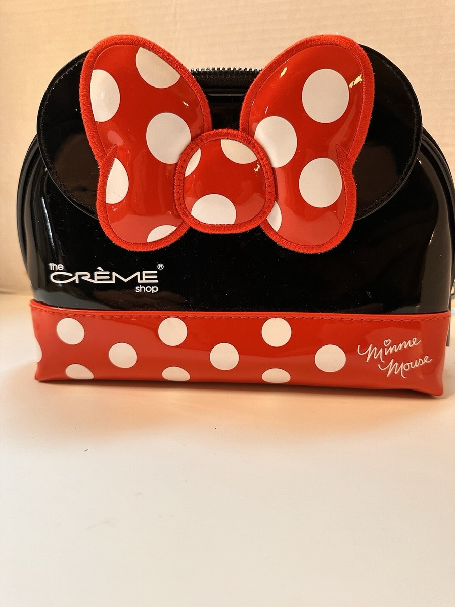 Disney The Crème Shop Minnie Mouse Travel Makeup Pouch 9” Wide