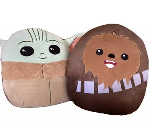 Nuevo Con Etiquetas Xl Squishmallow Bebe Yoda Y Chewbacca Mandalorian Ebay