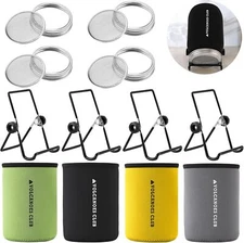 Sprouting Jar Kit - Suitable for Wide Mouth Mason Jar (No seeds / No Jars), Easy