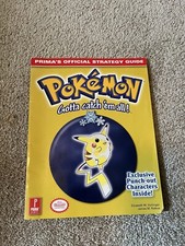 Vntg 1999 Pok mon Prima Official Strategy Guide Rare Cover USED Video Game Boy