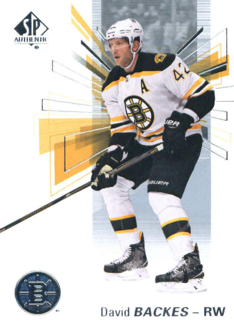 2016-17 Upper Deck SP Authentic #85 David Backes Boston Bruins